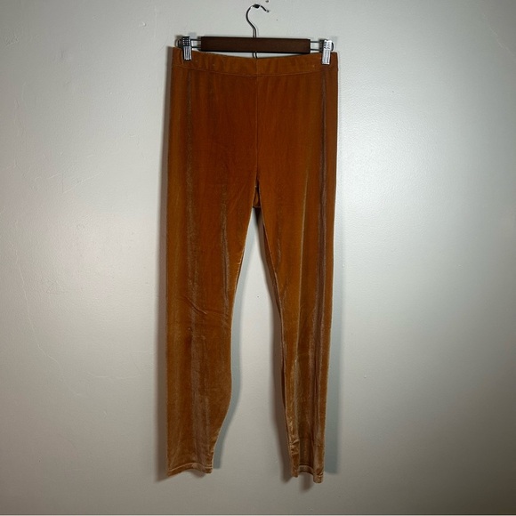 FABLETICS Velvet Mustard Yellow Leggings - Picture 1 of 3